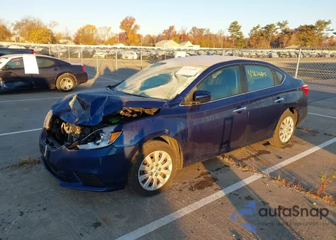 2018 Nissan Sentra S from USA, damaged, VIN 3N1AB7AP0JY274036